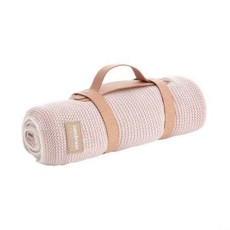 Plain Bamboo knitted blanket