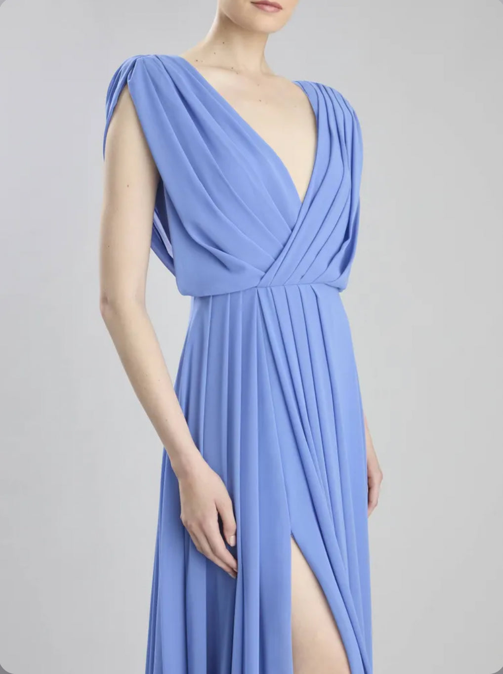 Timeless V-Neck Sleeveless Chiffon Dress
