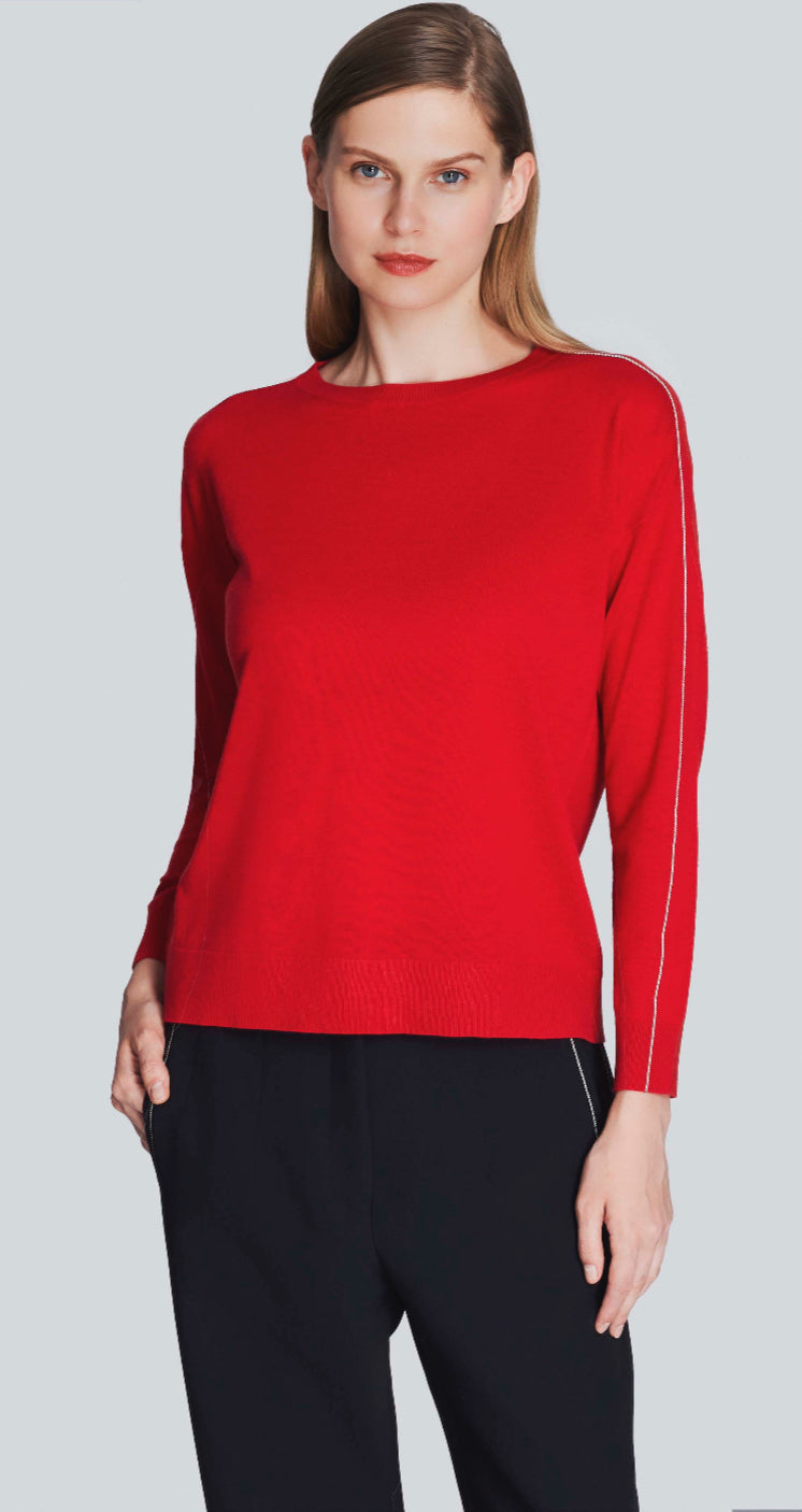 Thin Arm Stripe Knitwear