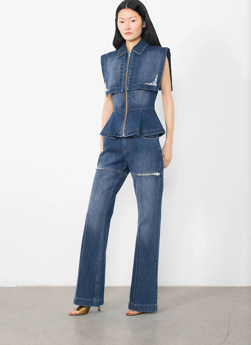 Jeans With Detailed Processing