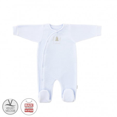 Cambrass playsuit pyjama with christmas trees detailing