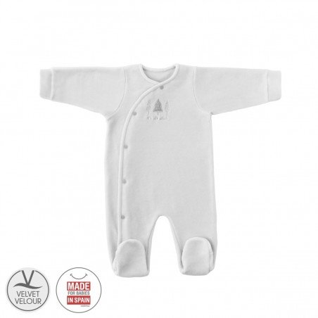 Cambrass playsuit pyjama with christmas trees detailing