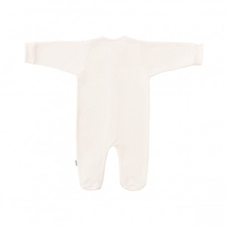 Cambrass playsuit pyjama with a yoga embroidered accent.