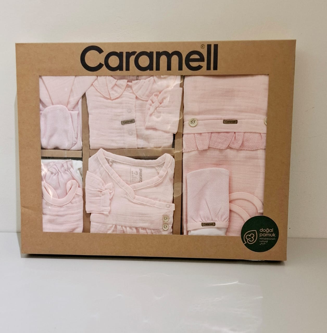 Cotton newborn 8 pieces hospital set