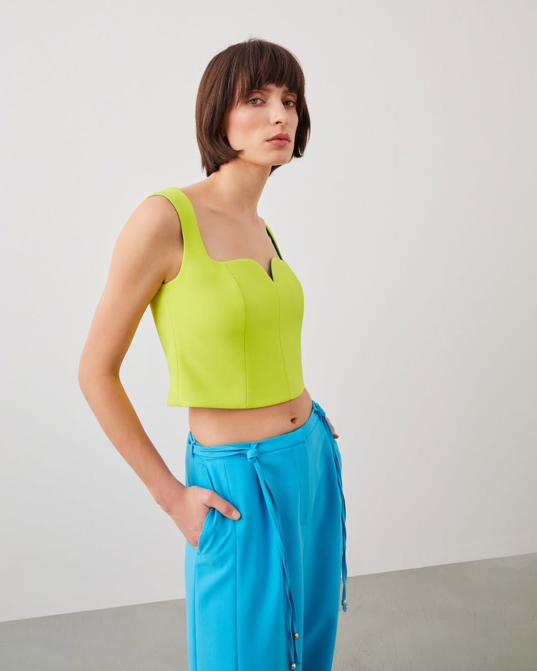 Heart crop top