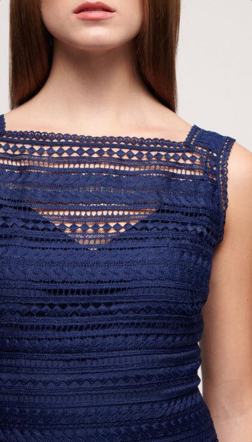 Midnight Layers Silk Cocktail Dress