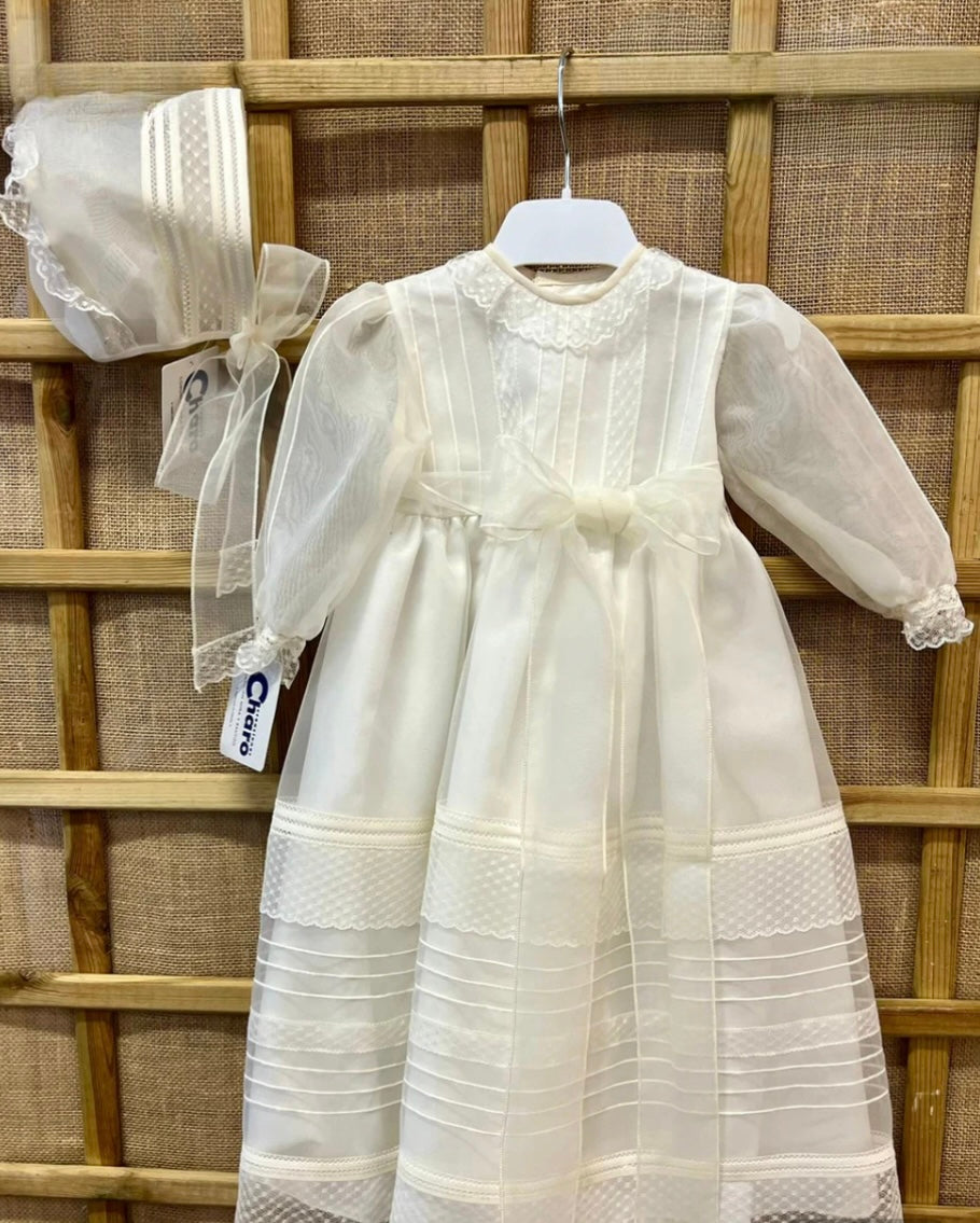 Elegant Long Baptism Dress