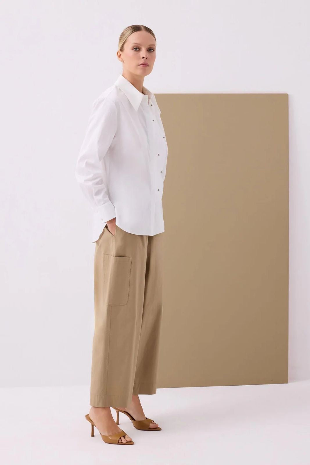 Embellished White Shirt