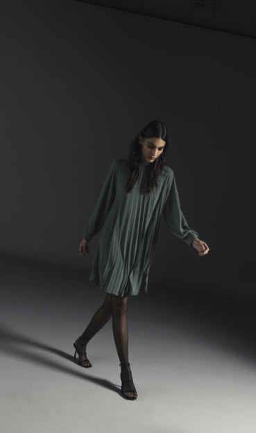 Plisse Dress