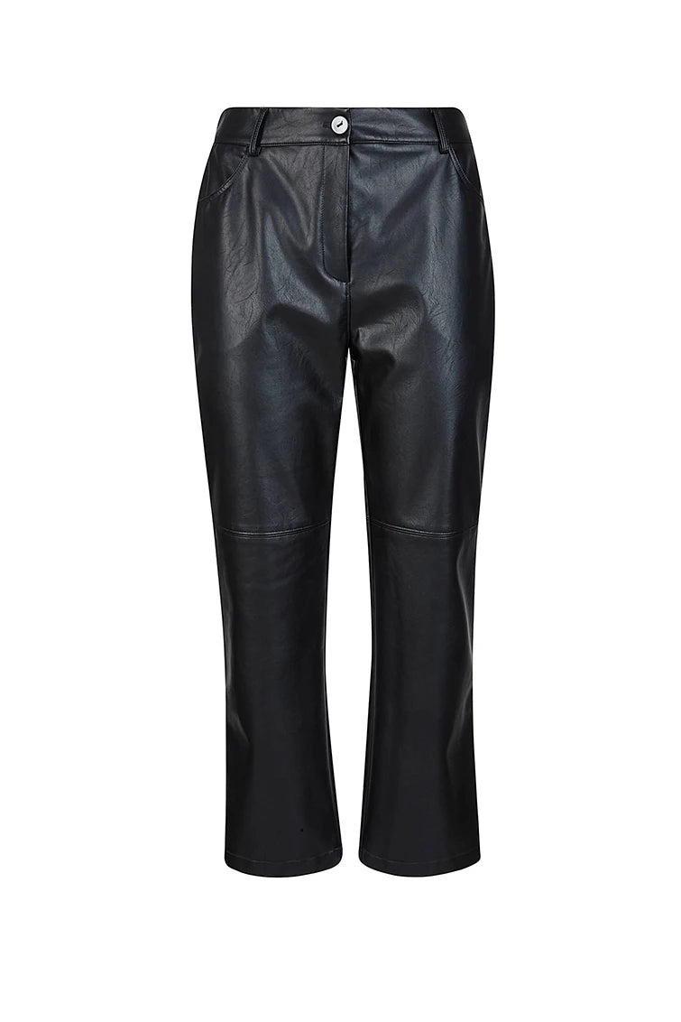 Faux leather pants