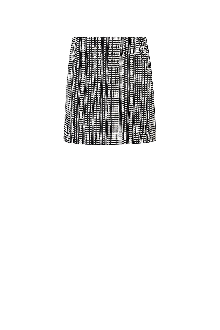 Jacquard skirt.