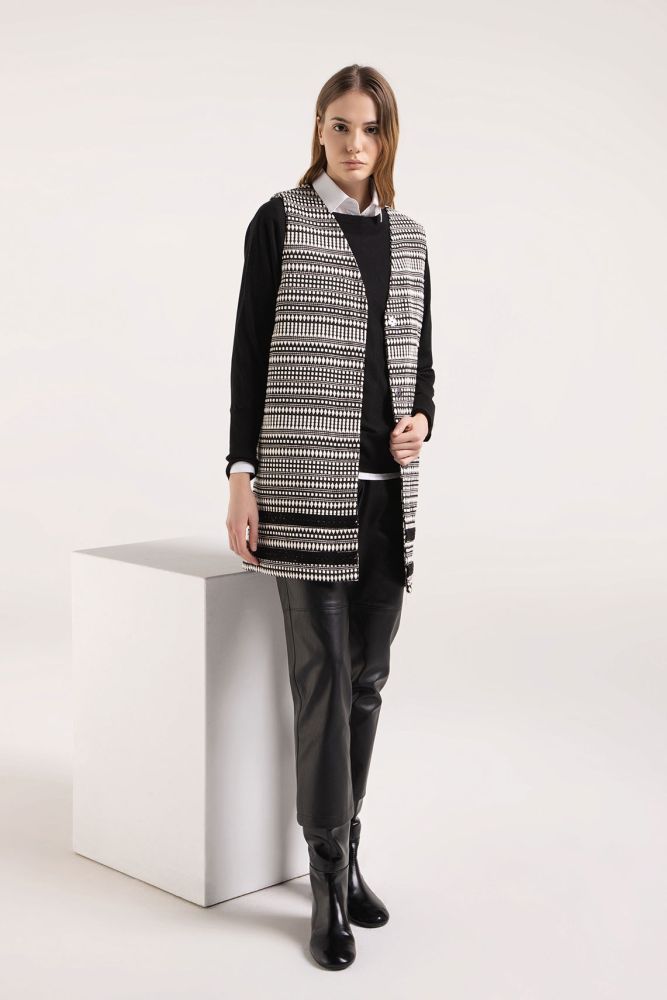 Jacquard Vest.