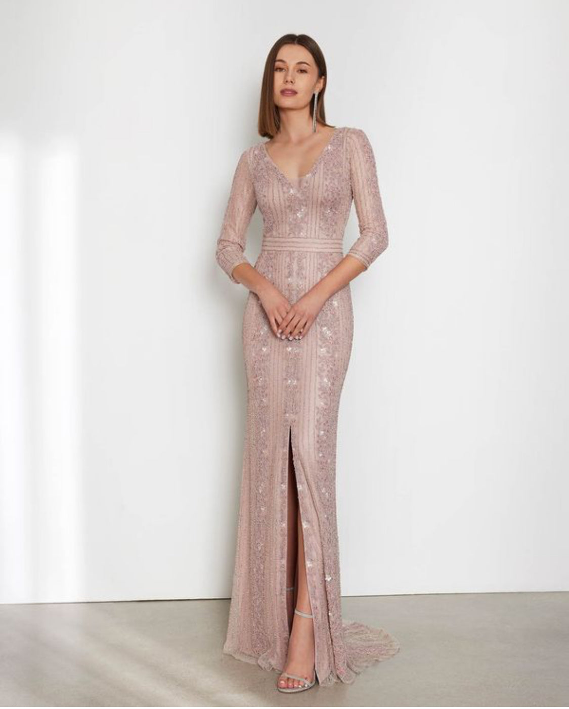 Rosa Clará  Evening Gown Hand Beaded Dress