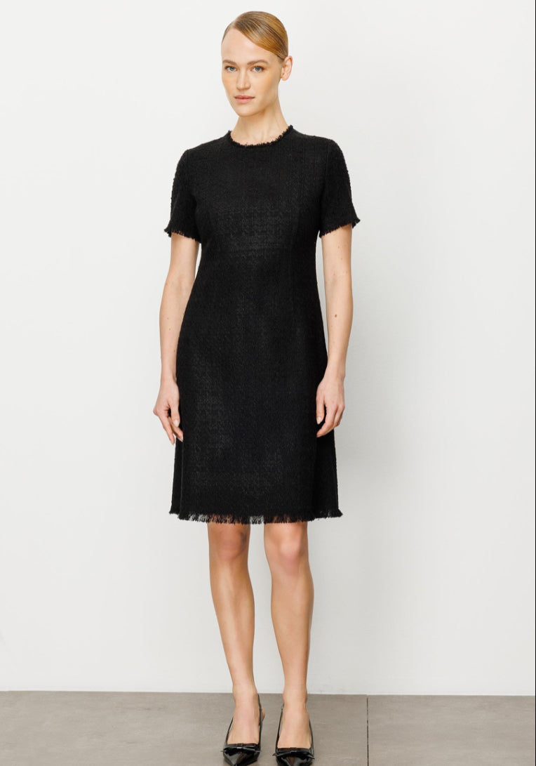 Tweed Half Sleeve Dress
