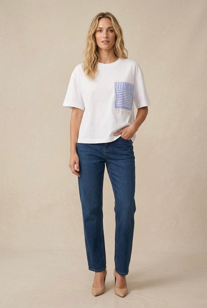 Embroidered Pocket Tshirt
