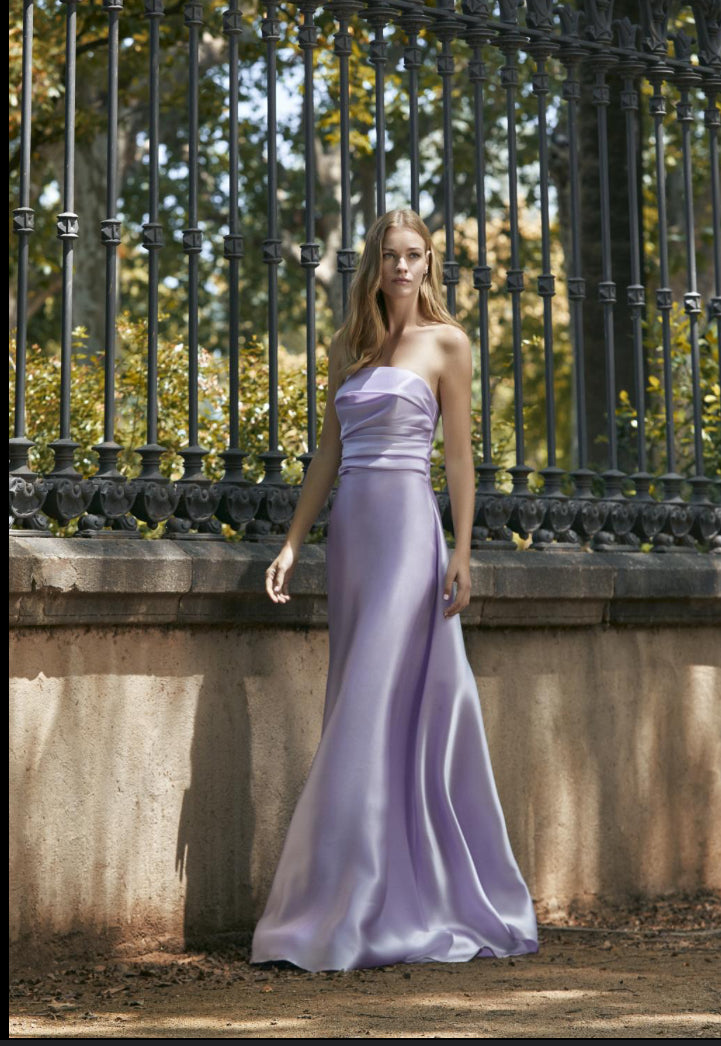 Nicole Moments' Strapless Organza Evening Gown