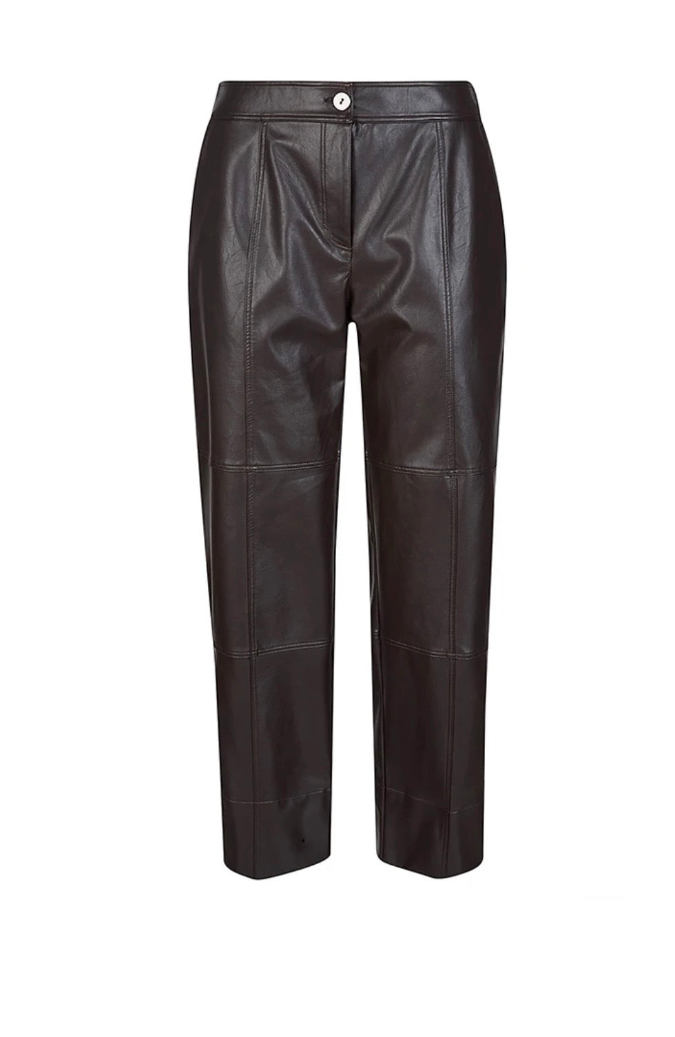 Faux Leather Trousers