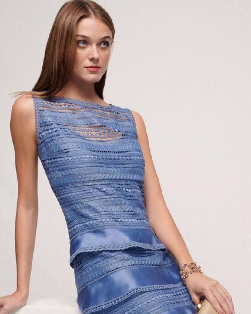 Midnight Layers Silk Cocktail Dress