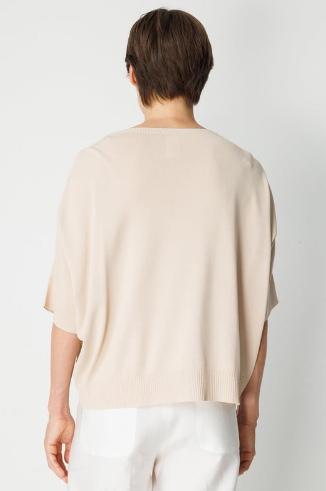 Foil Printed Boat Neck knitwear