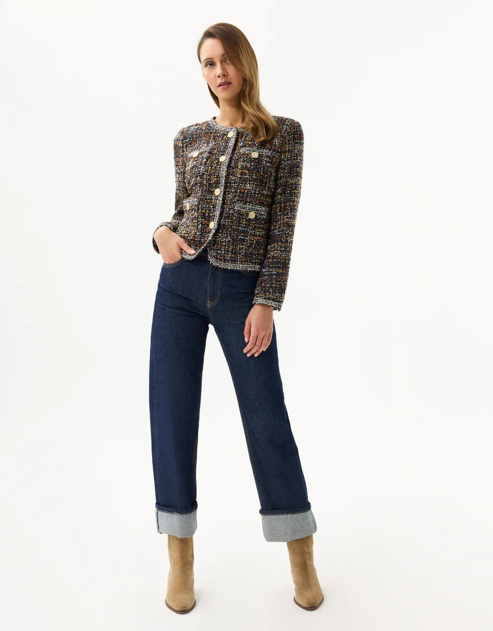 Agnes Tweed Cardigan