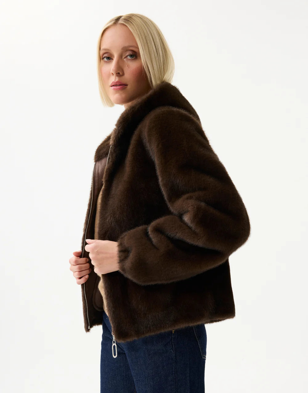 Helene Faux Fur Hooded Jacket