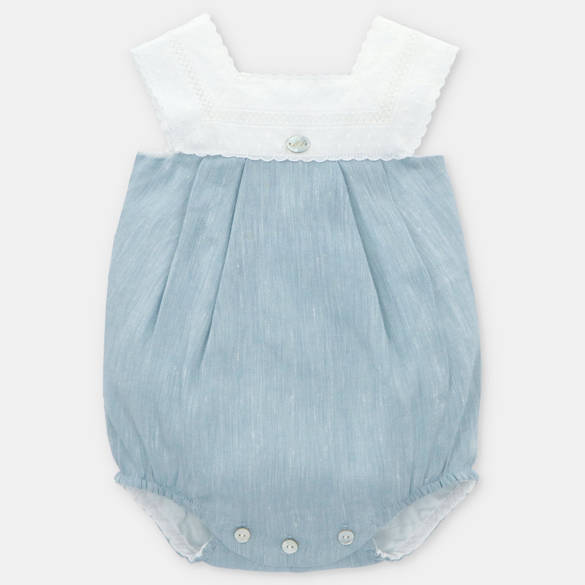 Lace trimmed playsuit