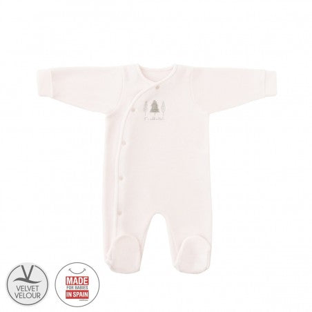 Cambrass playsuit pyjama with christmas trees detailing