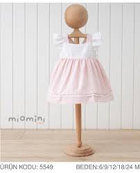 Butterfly sleeves pink and white dress