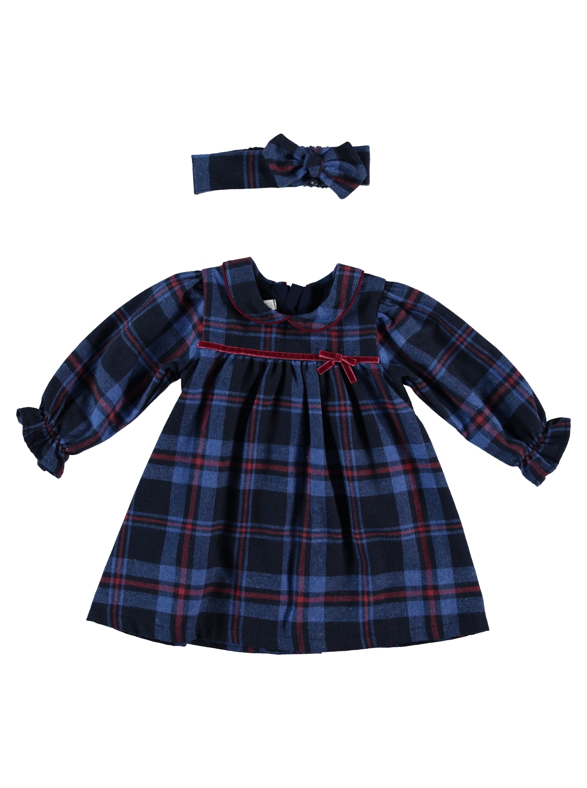 Navy dress with matching headband