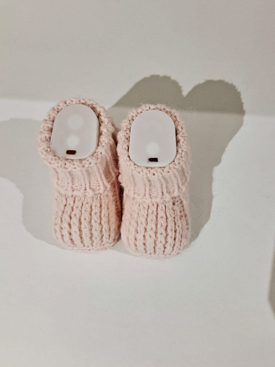 Knitted baby boots