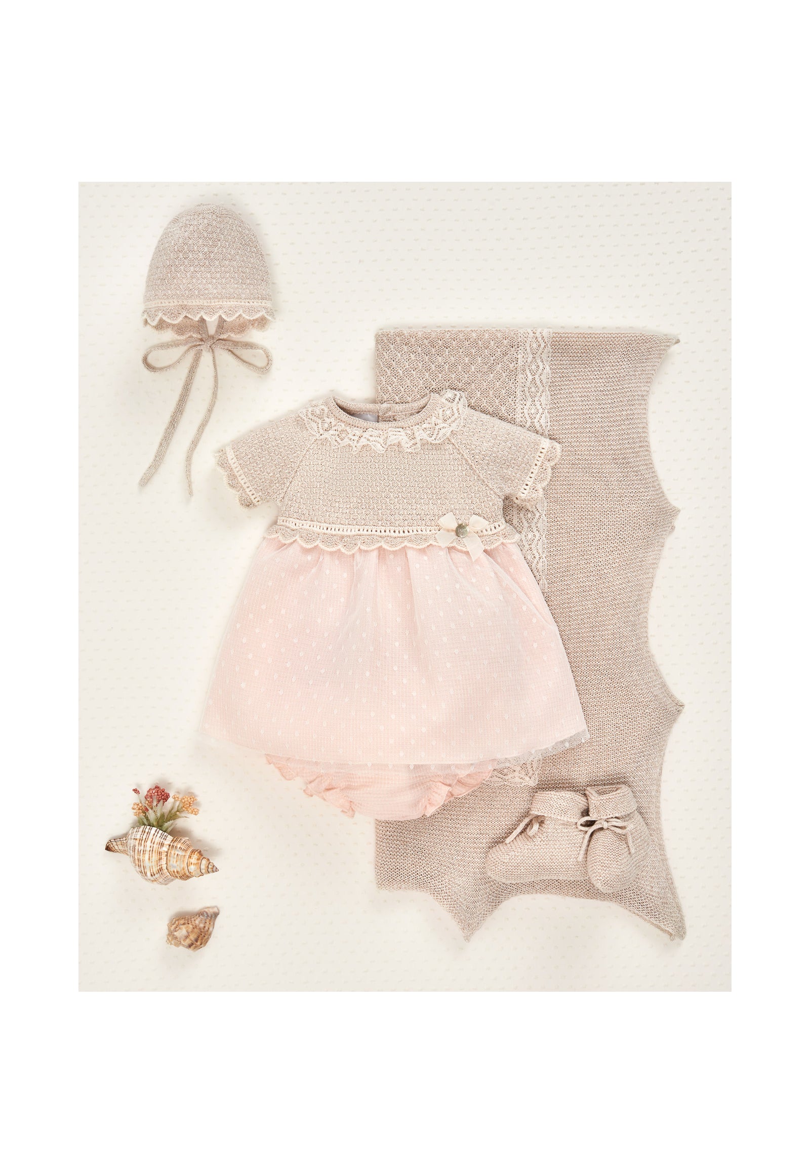 Combined area dress & bloomers set