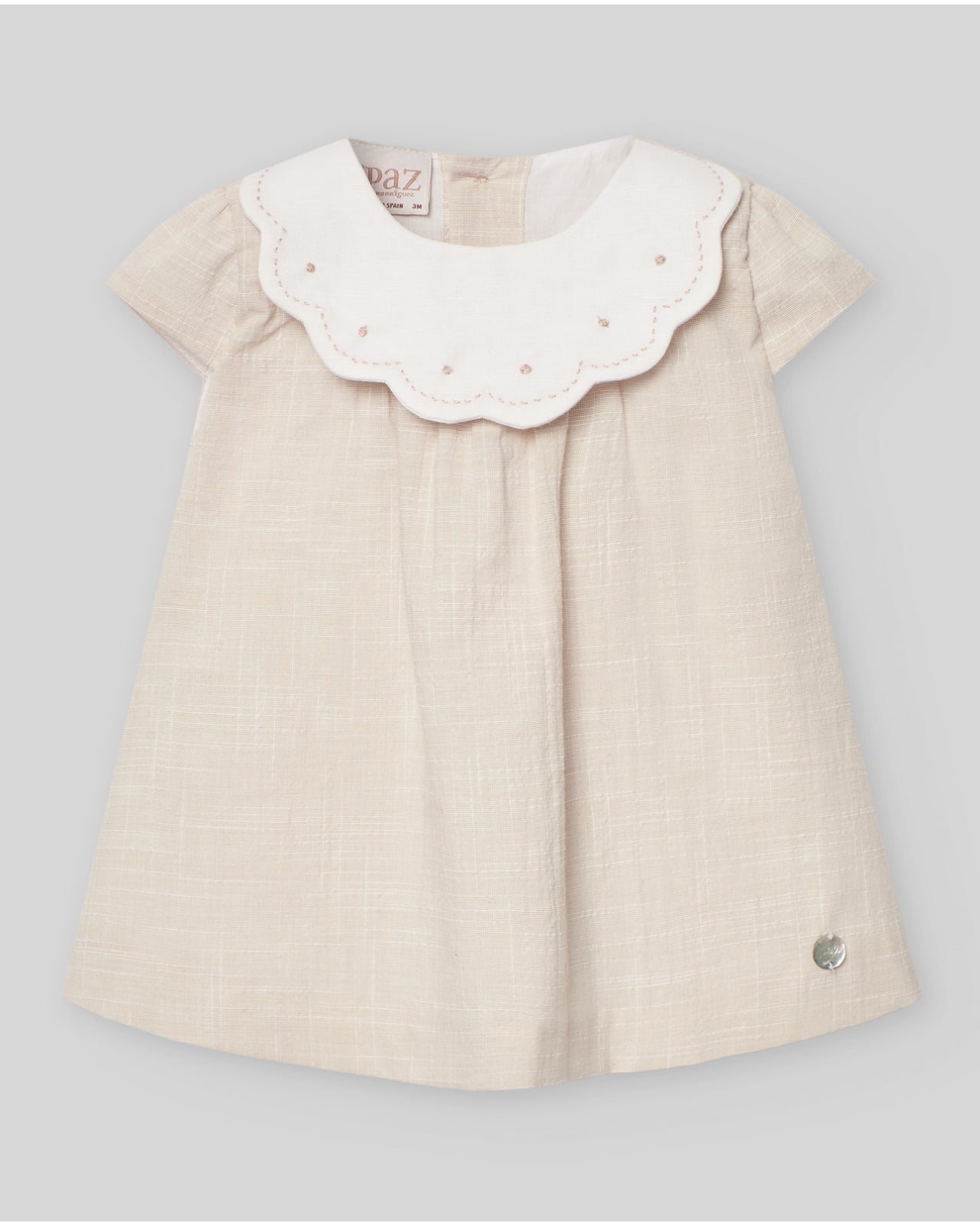 Lino yoke dress set