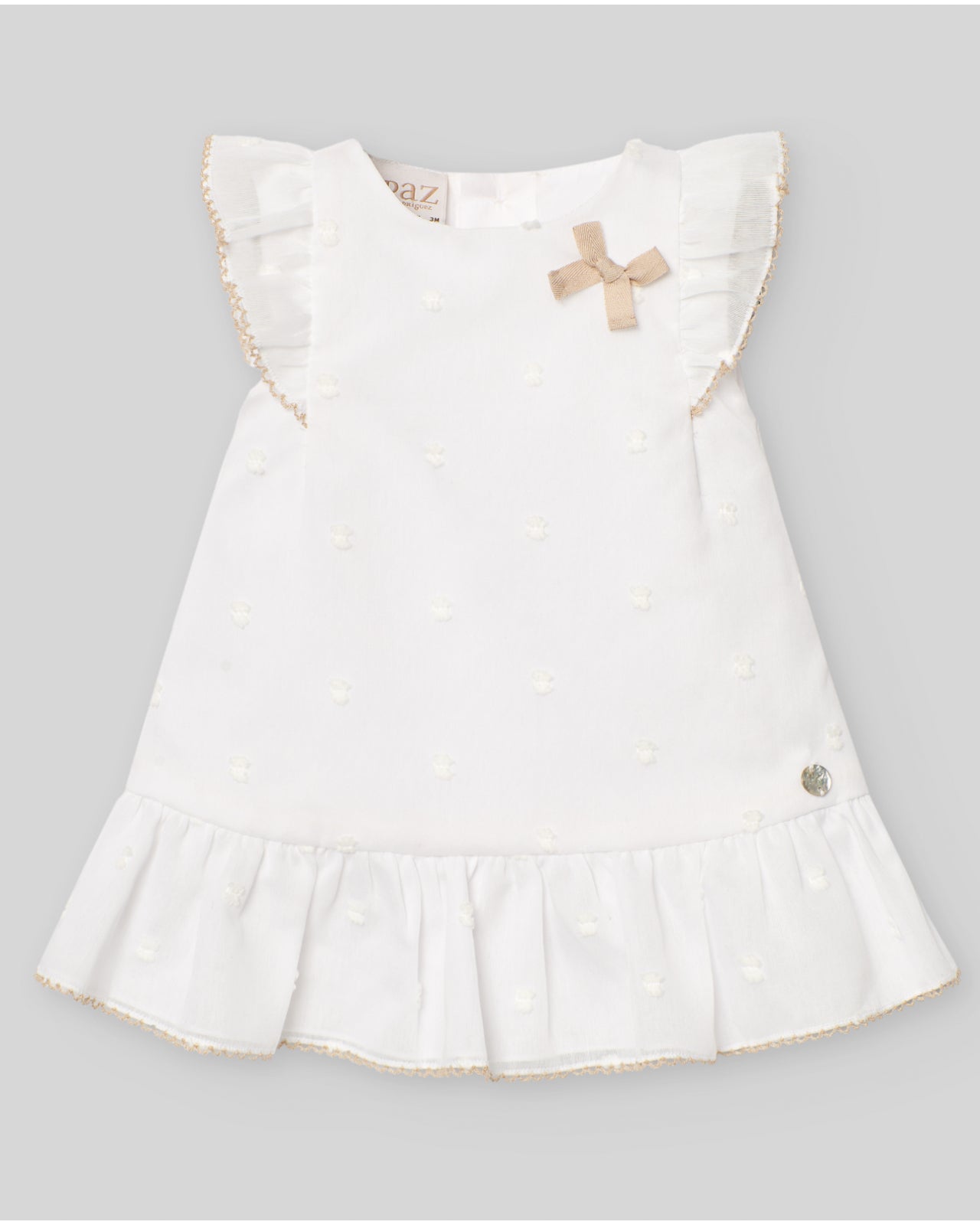 Lino newborn dress & romper set