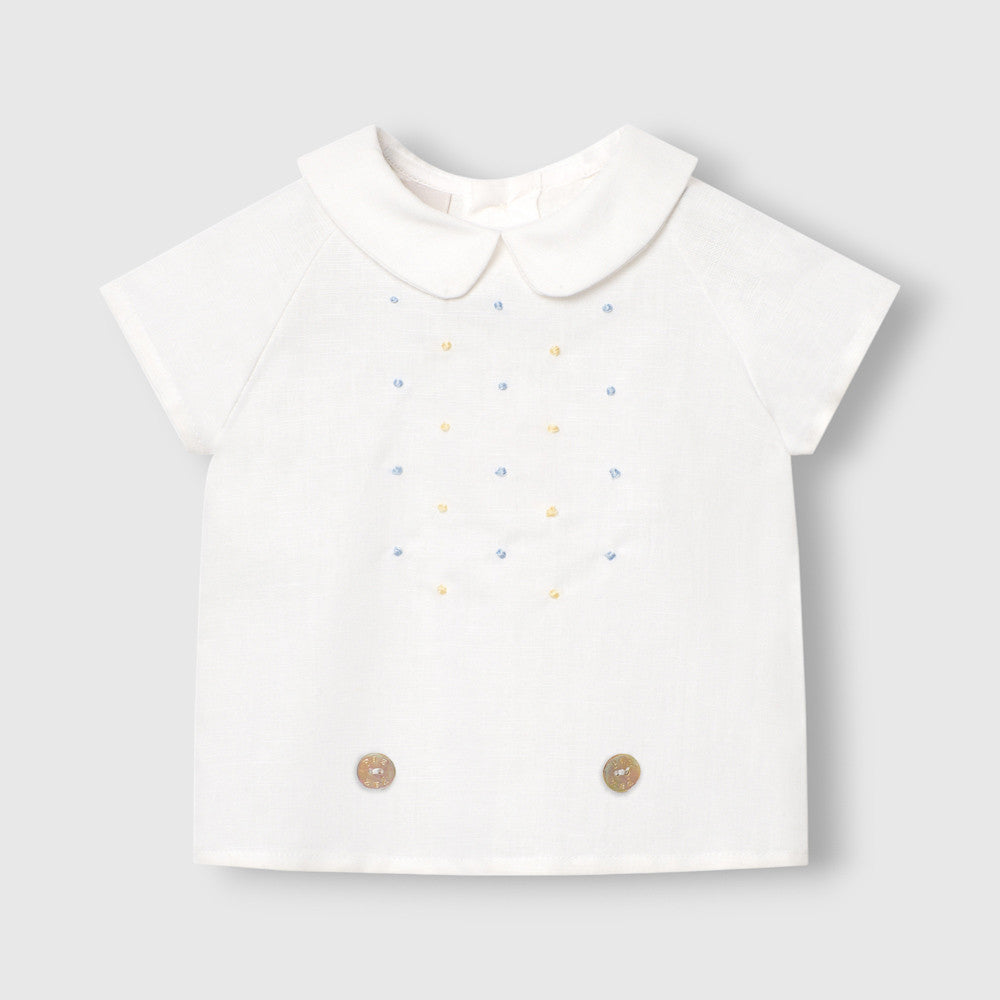 Bermuda newborn wooven shirt & shorts set
