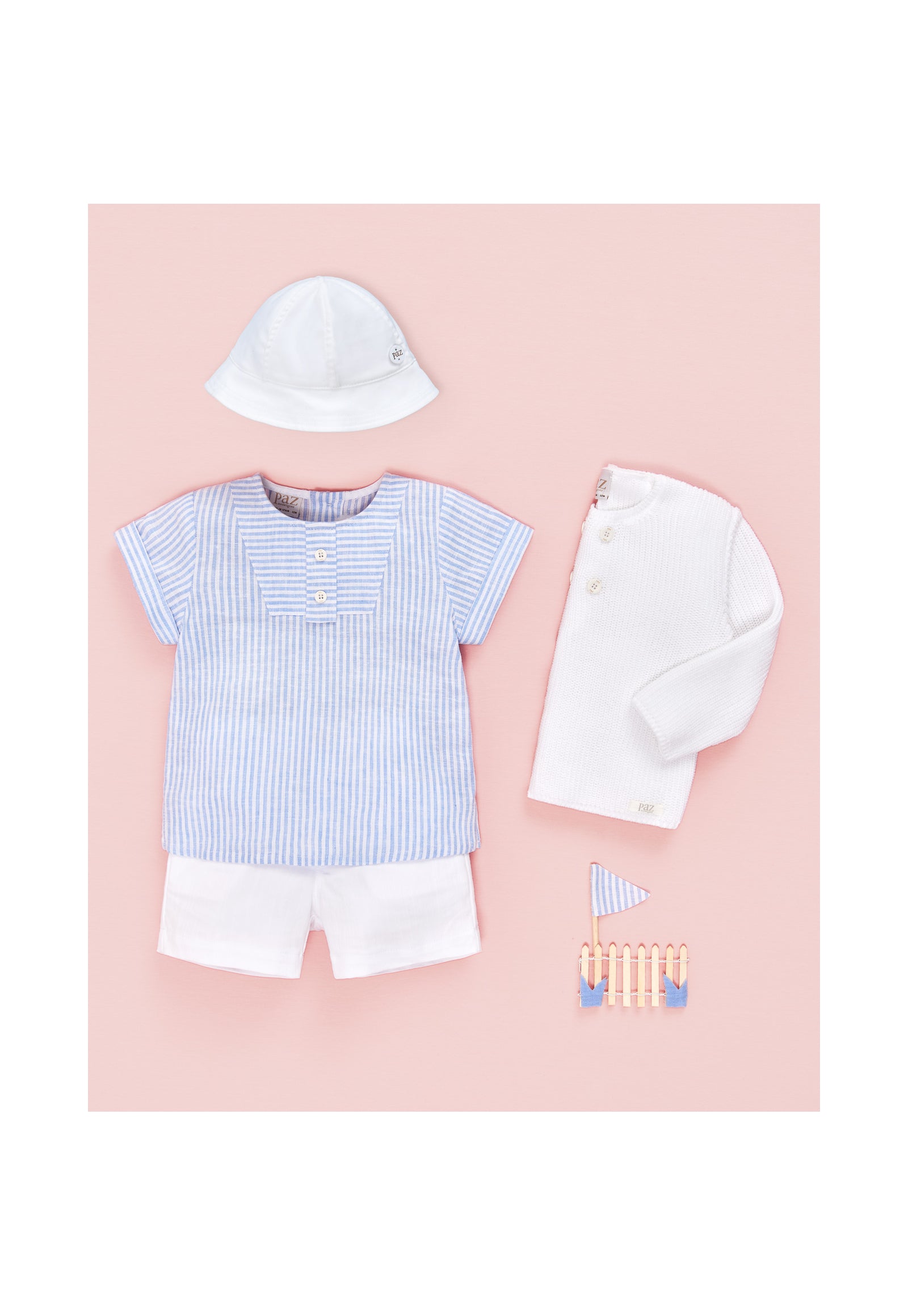 Stripped dorna stripped t-shirt & shorts set