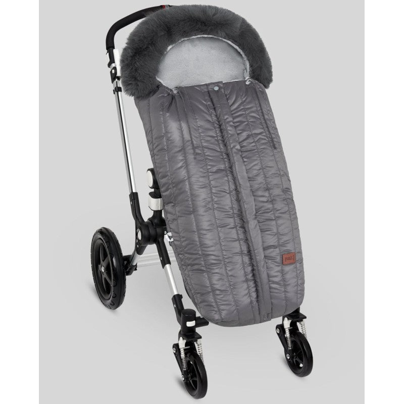 Sibi hooded fur universal footmuff