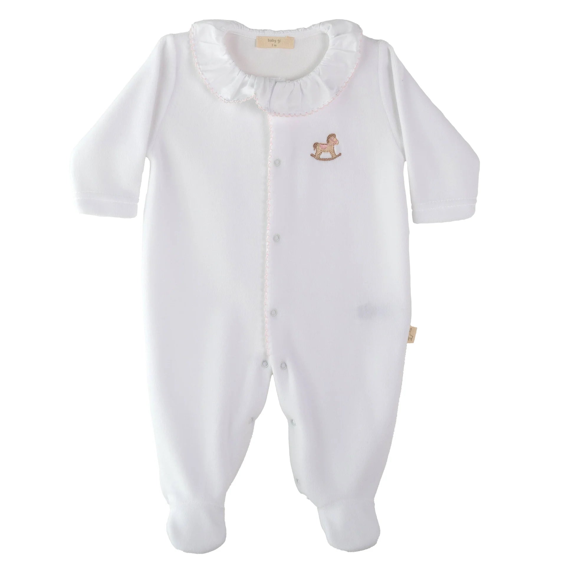 Rocking horse babygrow.