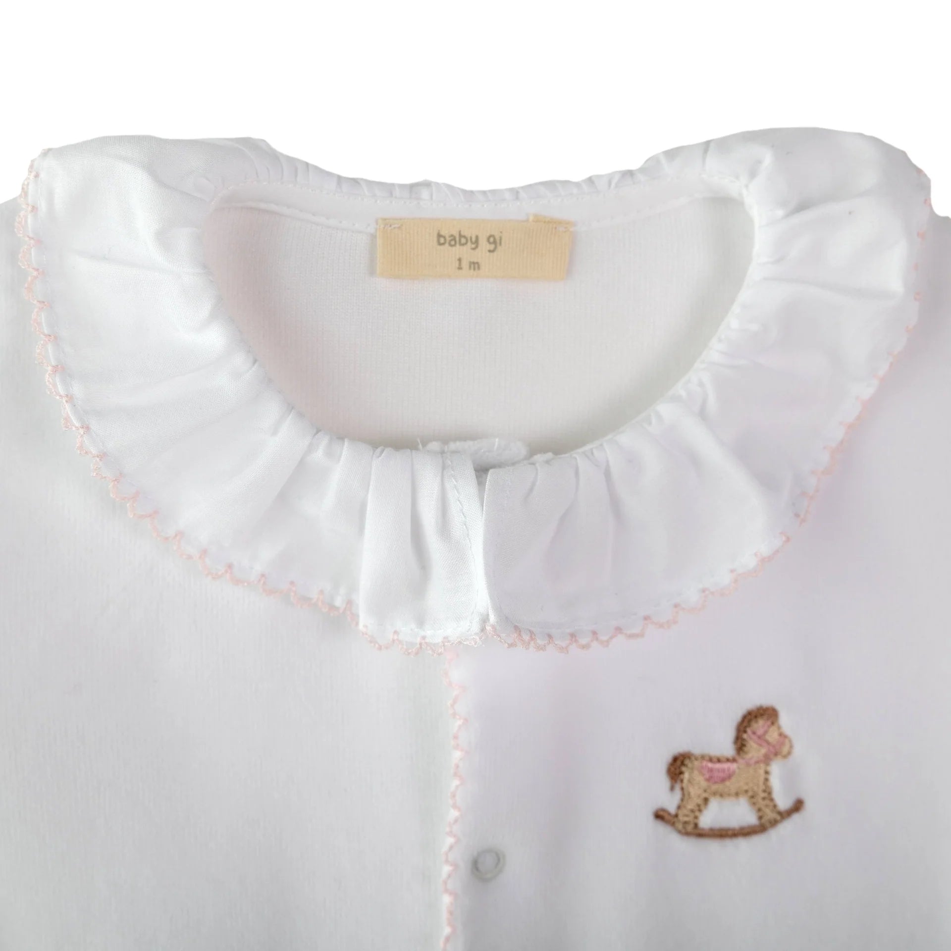 Rocking horse babygrow.