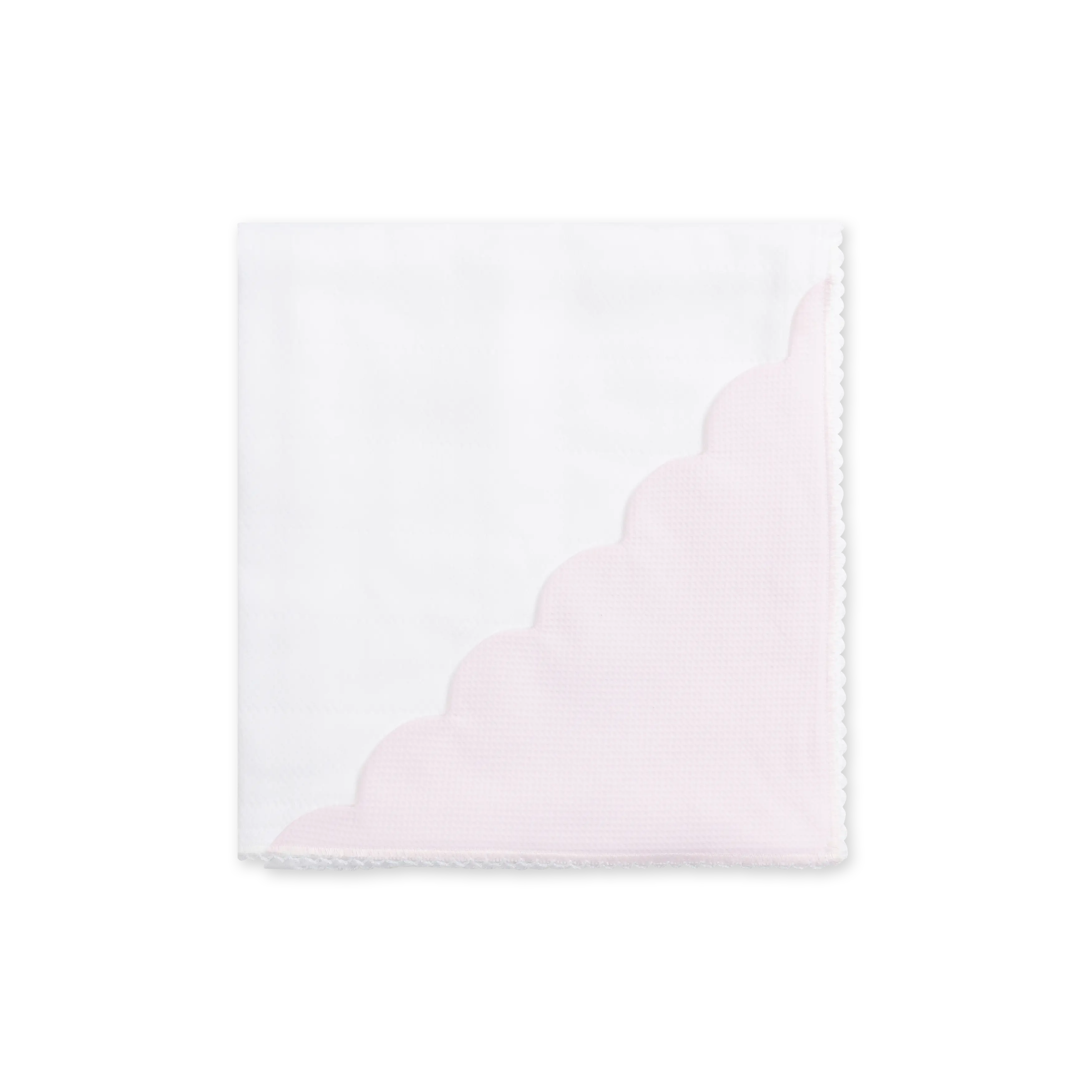 Cotton diaper cloth with pique
