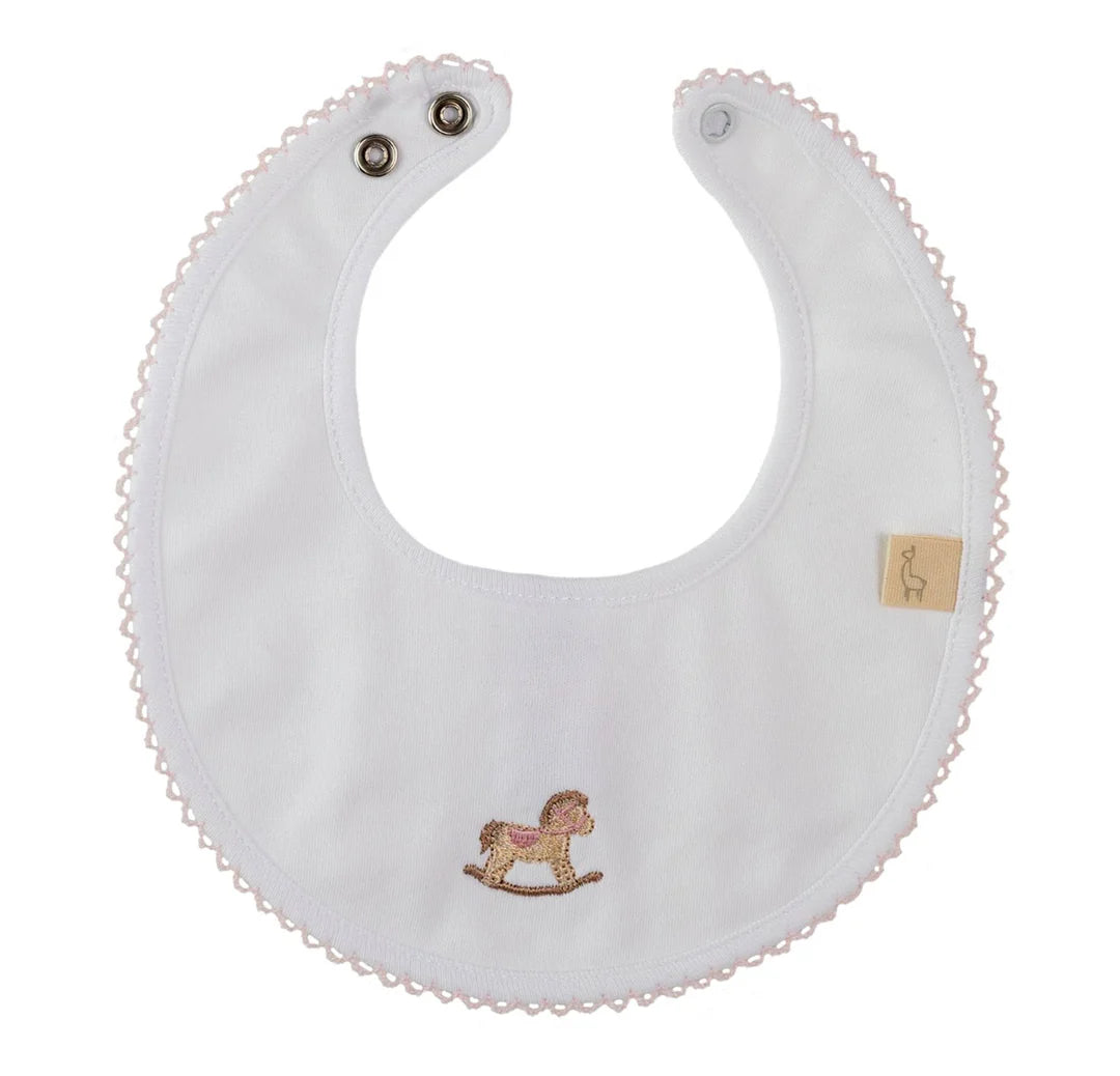 Rocking horse bib.