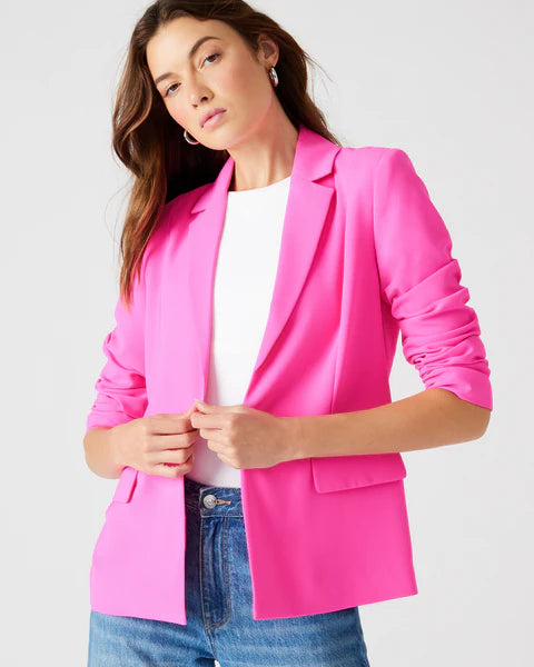 Hot pink classic blazer