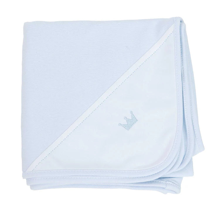 Little royals burp cloth with pique