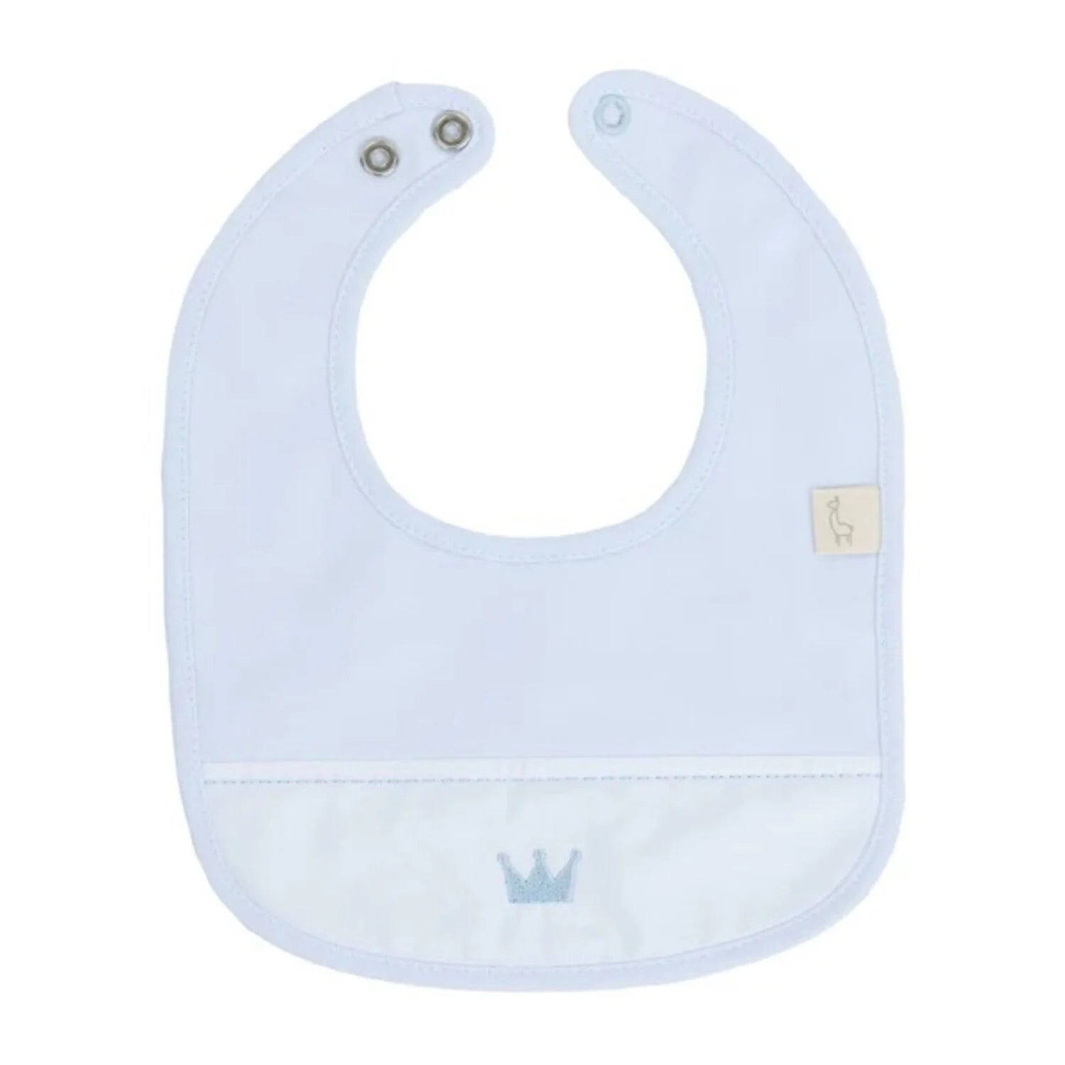 Little royals bib with pique