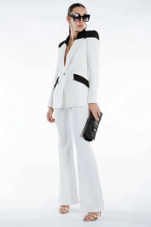 Cigarette blazer & pants suit