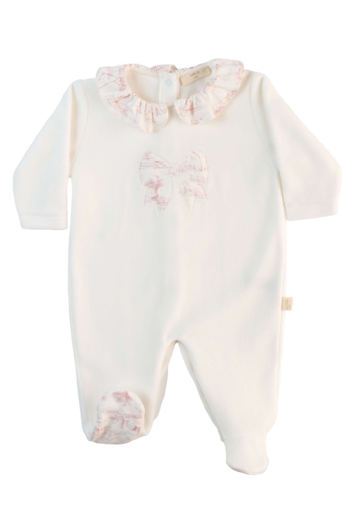 Vintage babygrow with a bow