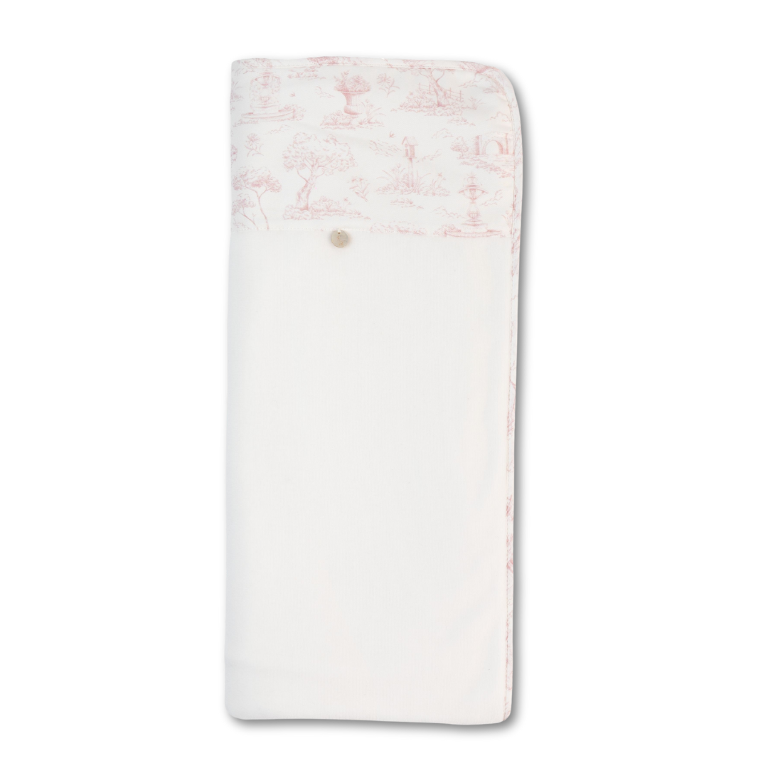 Vintage blanket with pique