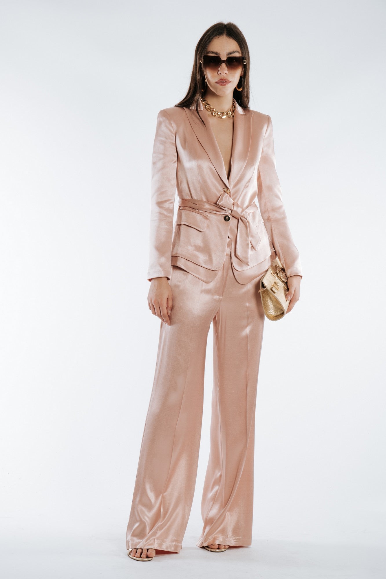 Satin blazer