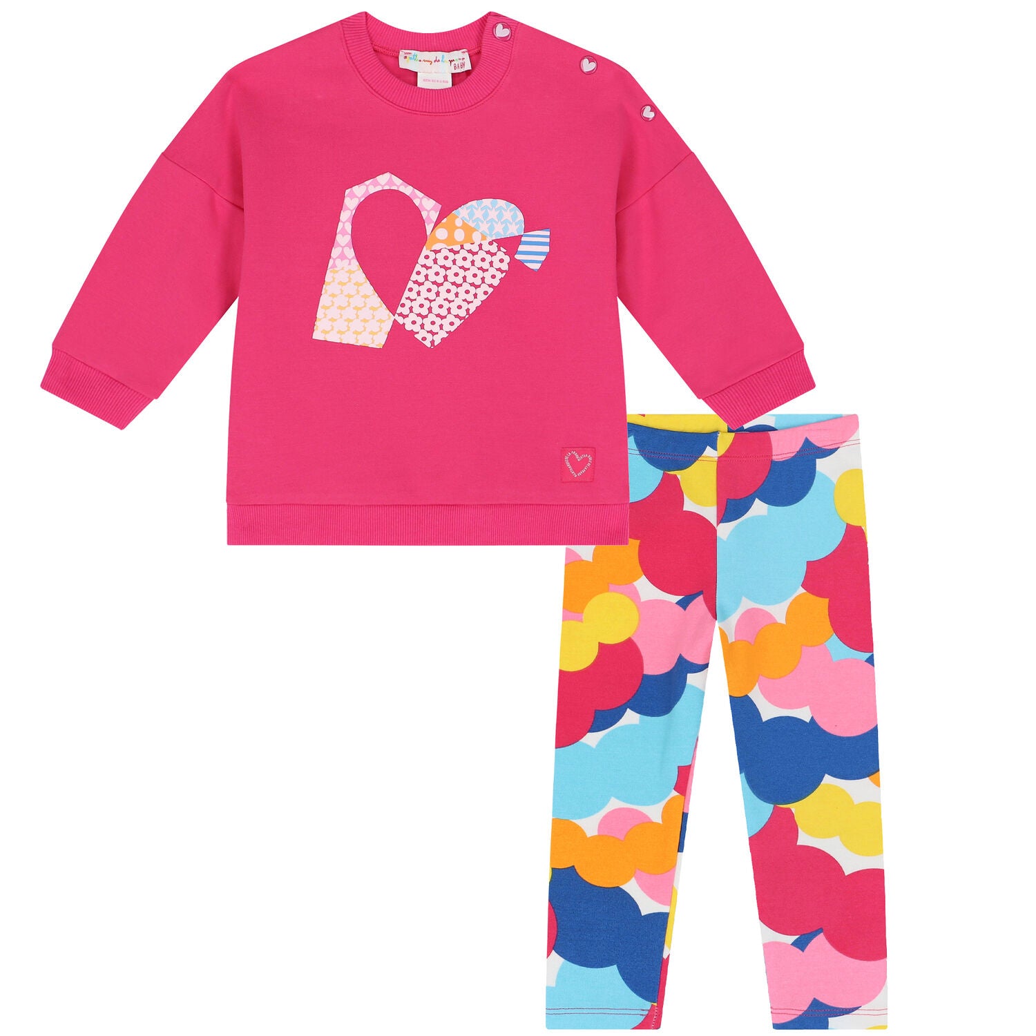 Pink t-shirt and leggings set