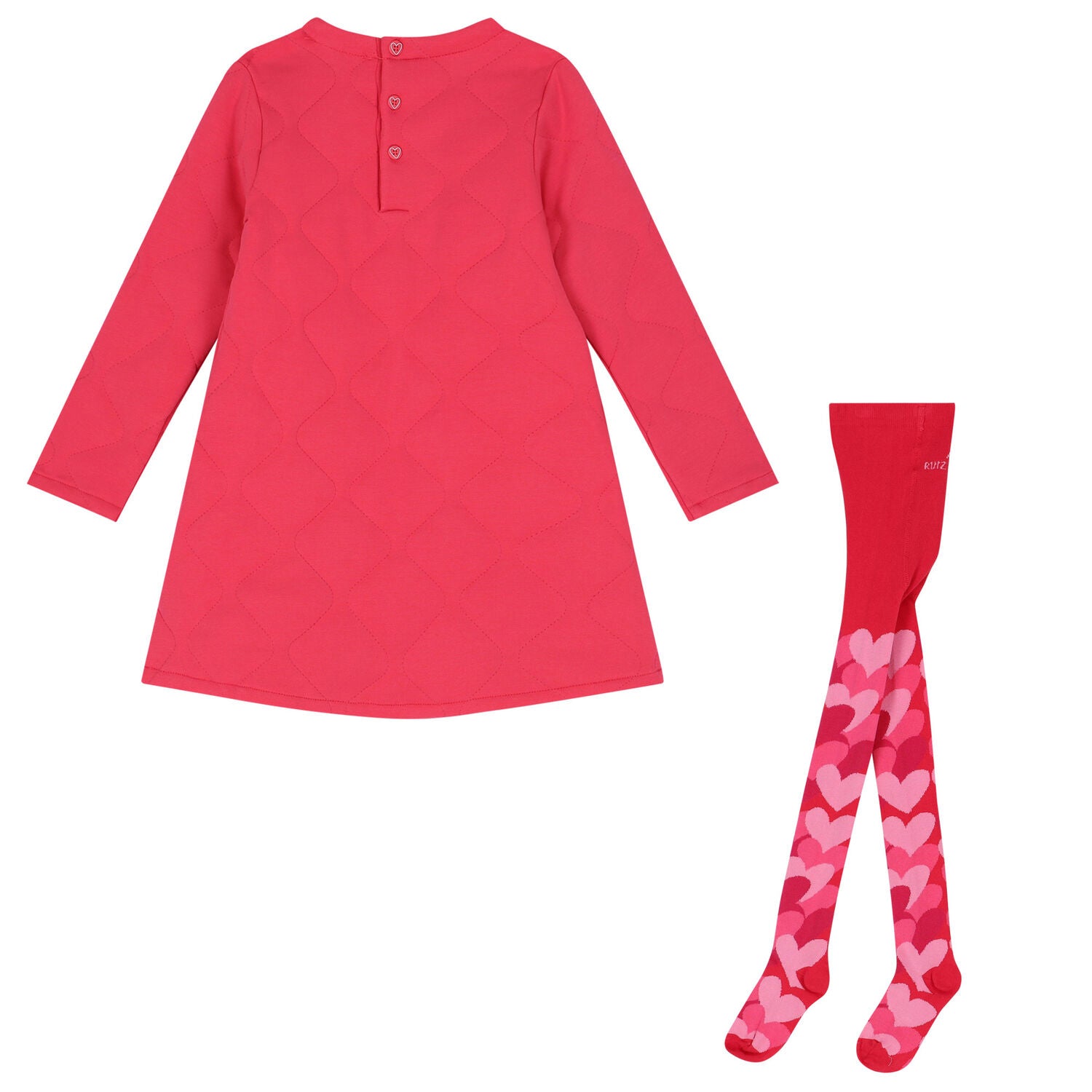 Logo dress and leggings set