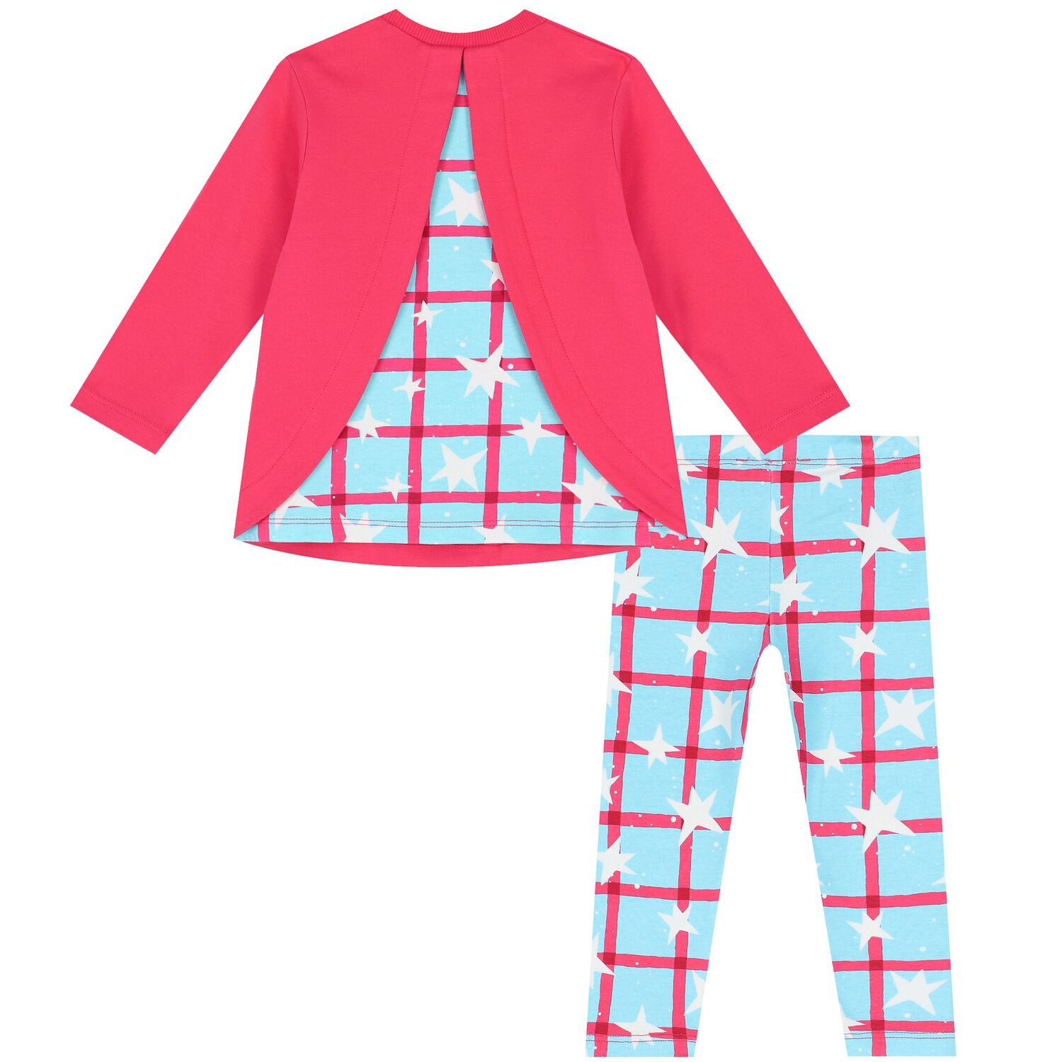 Fuchsia t-shirt and leggings set